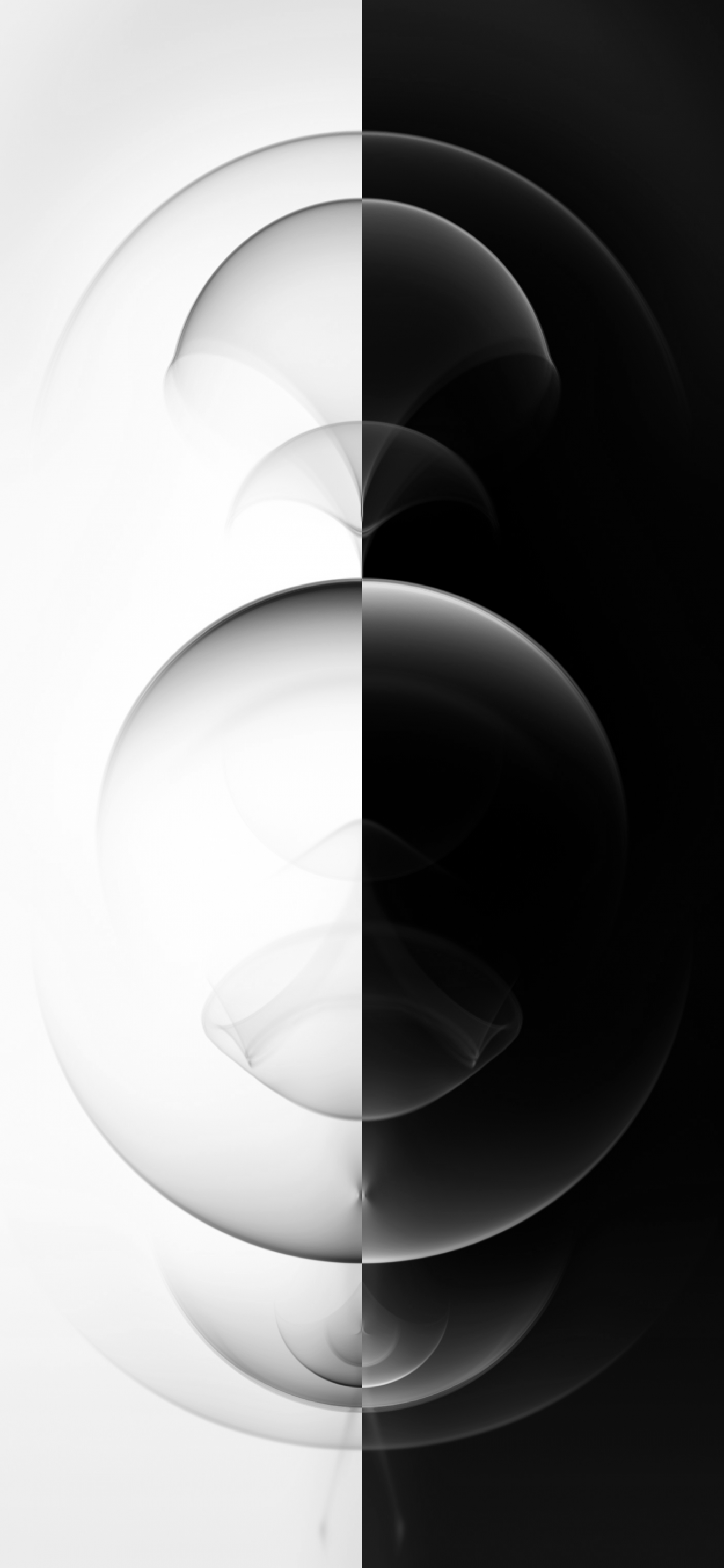 iPhone  Pro - Resonance Black and White  DUAL - Wallpapers