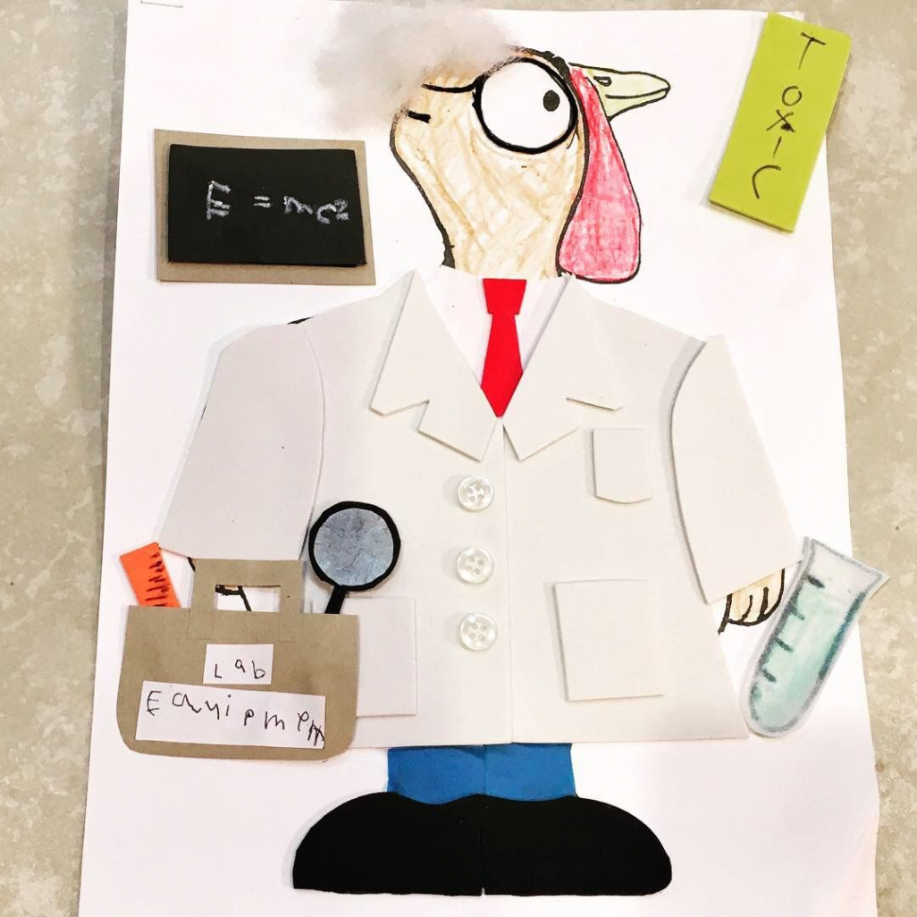 Kindergarten turkey in disguise project mad scientist