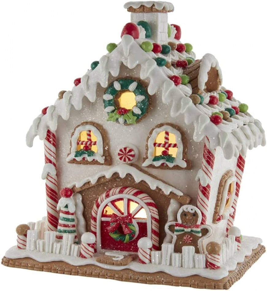 Kurt S. Adler C Gingerbread House  cm White : Amazon