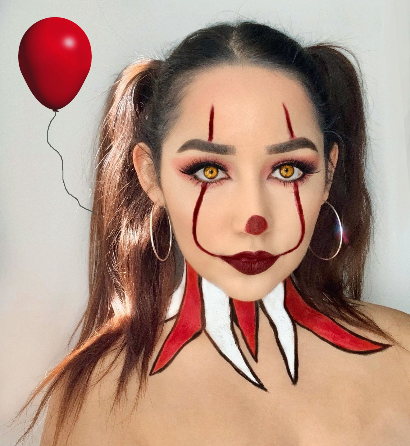 Larisambeauty It Clown Makeup  Clown makeup, Makeup, Clown face paint