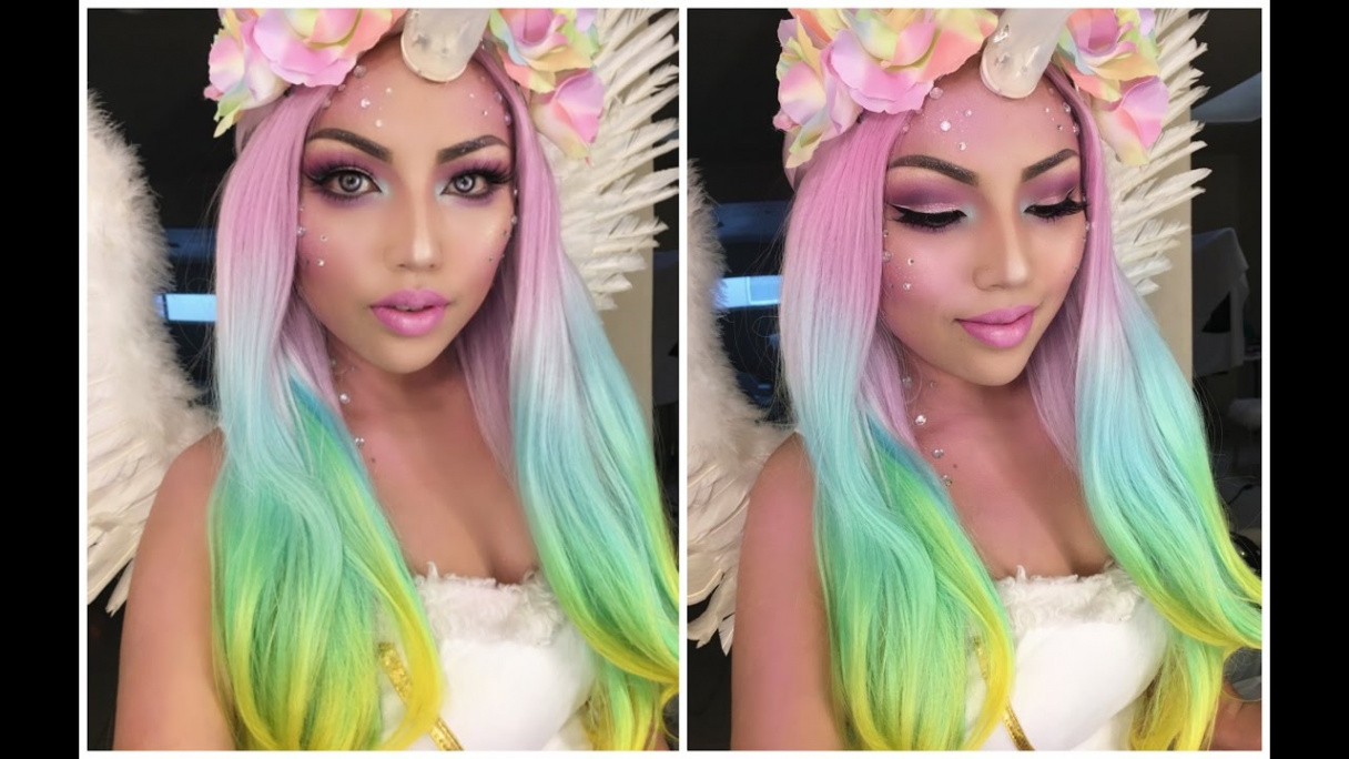 Magical UNICORN Makeup Tutorial !!!