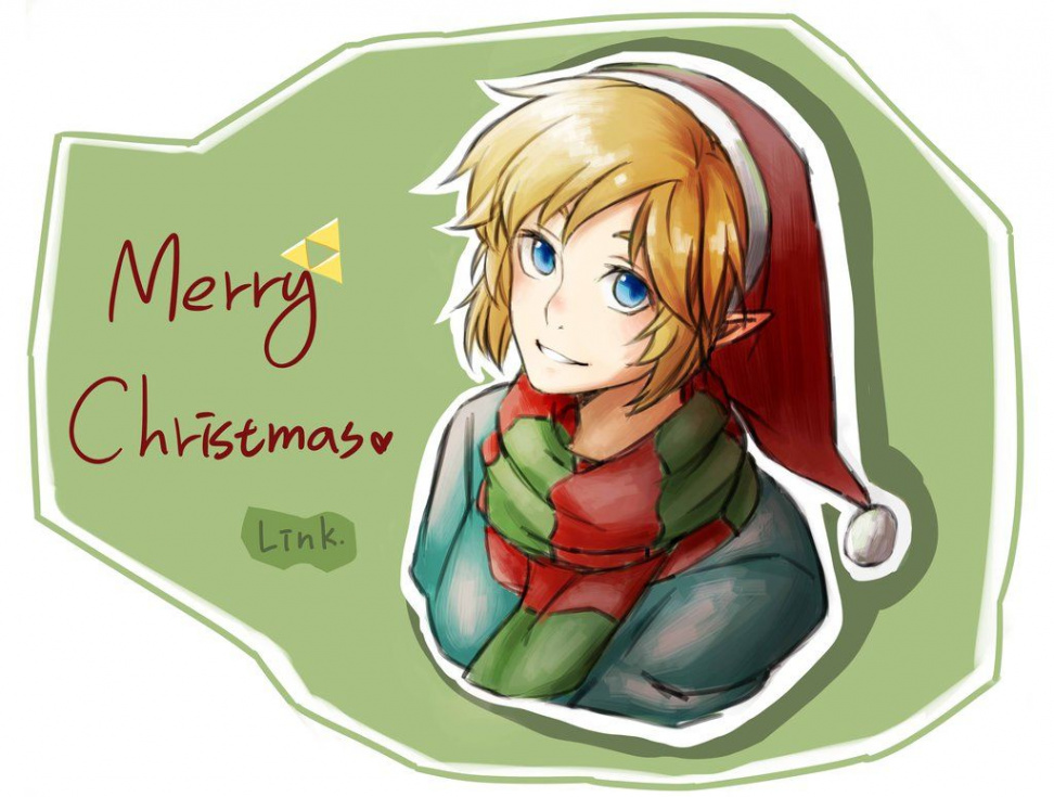 Merry Christmas Link by alone on DeviantArt  Zelda anime