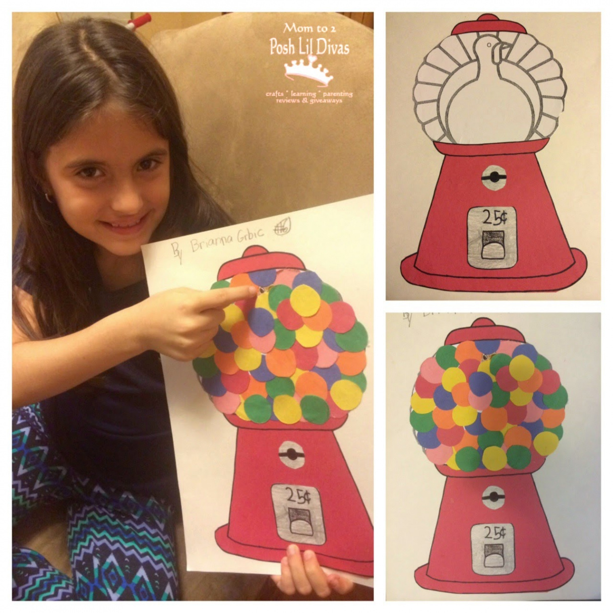 Mom to  Posh Lil Divas: Easy and Fun Turkey in Disguise Projects