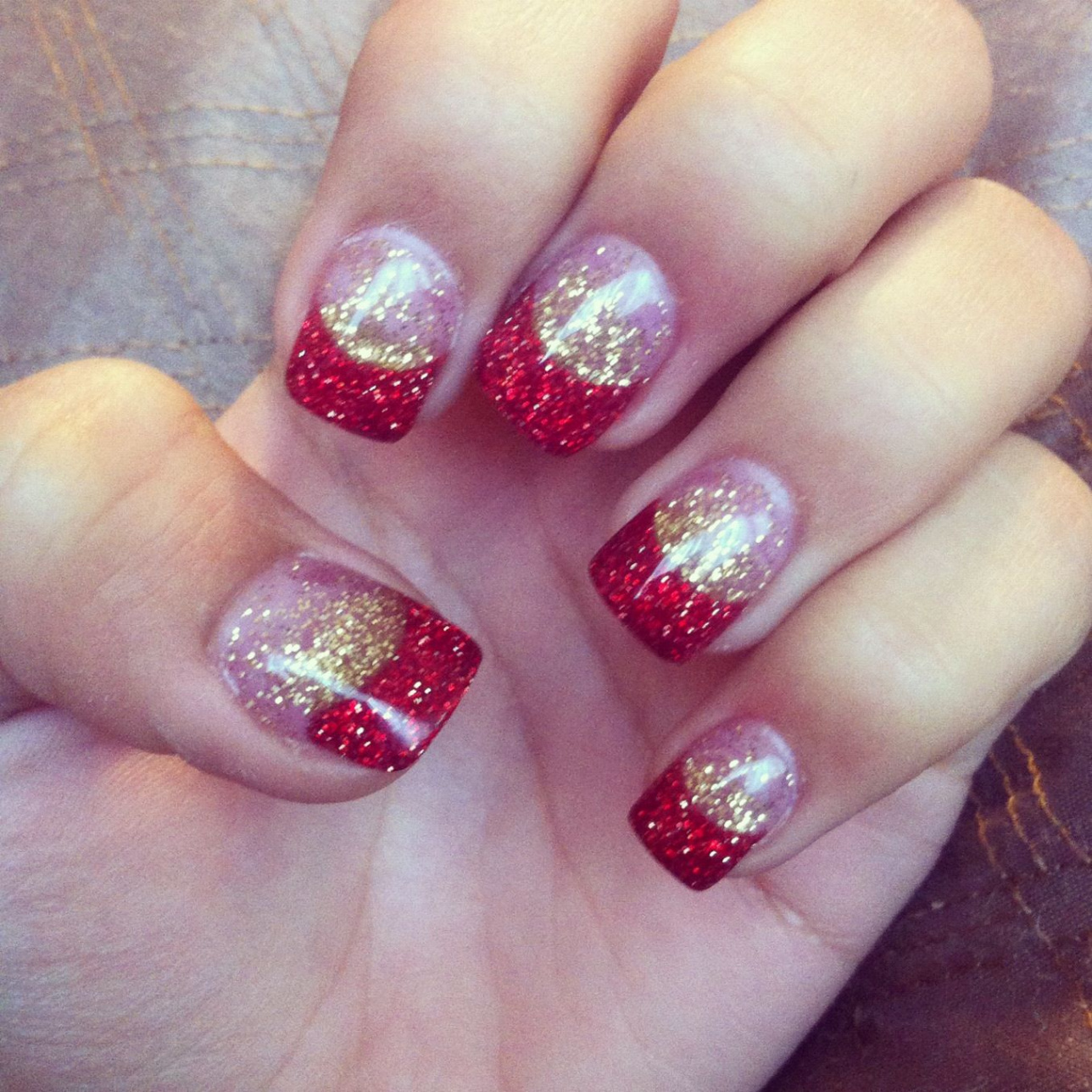 My christmas ombre nails  Ombre nails, Christmas nails, Holiday nails