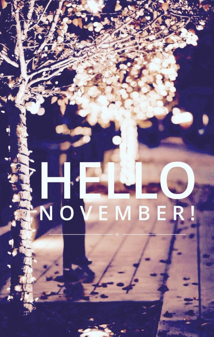 New iPhone  Tumblr Background 201 (hello November)  November