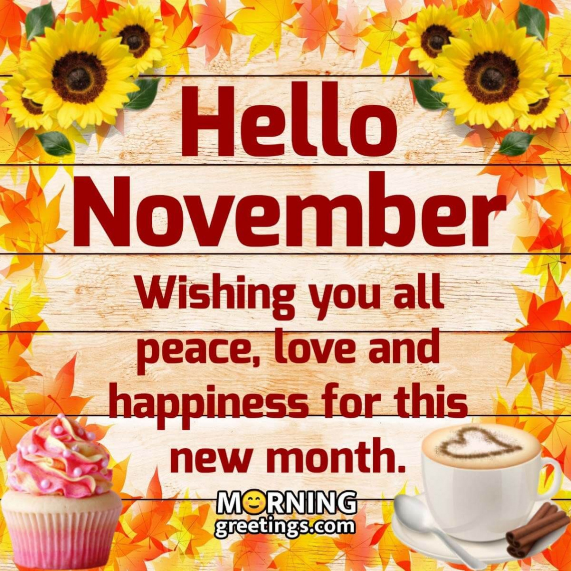 November month, Happy new month quotes, Hello november