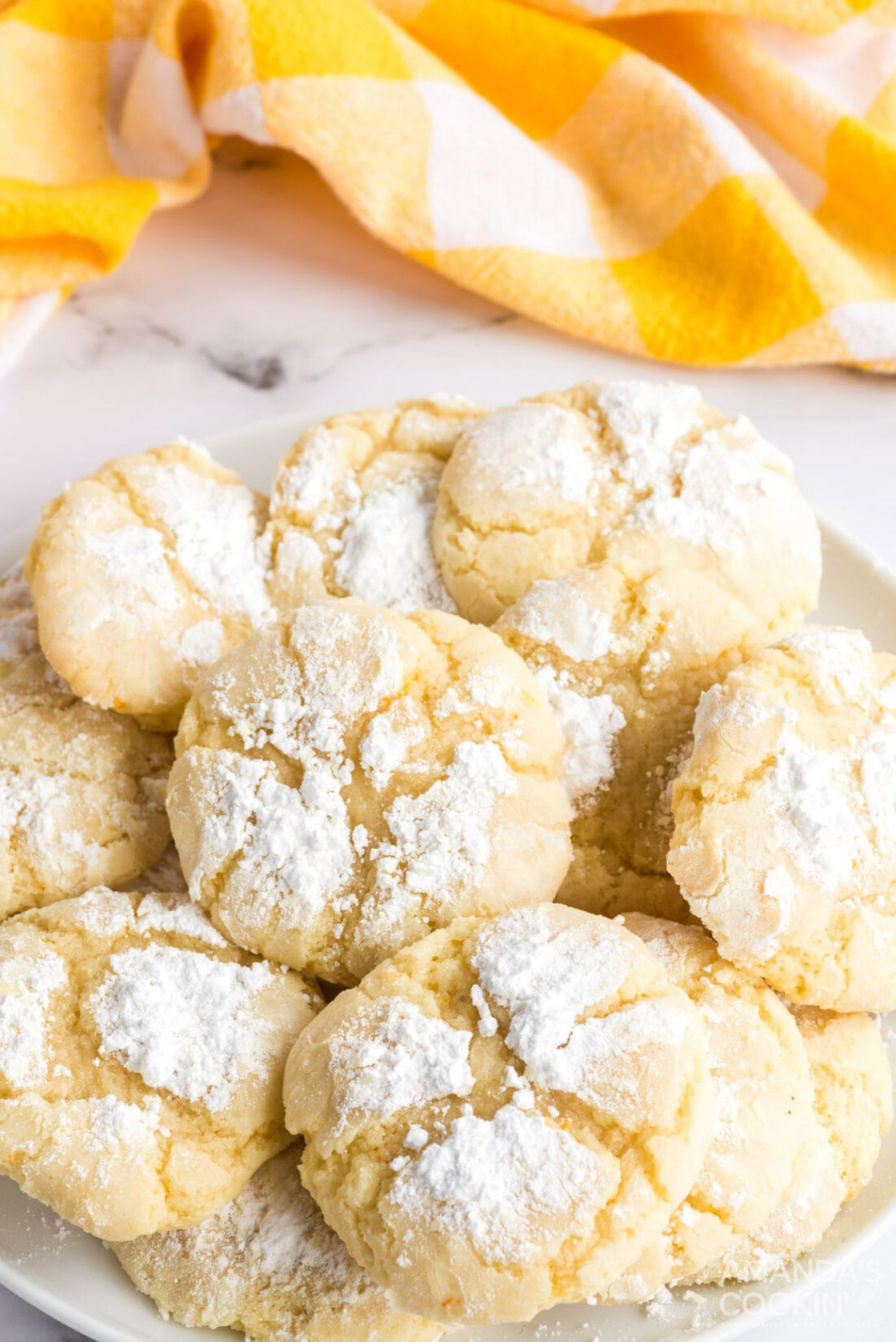 Orange Crinkle Cookies Recipe - Amanda