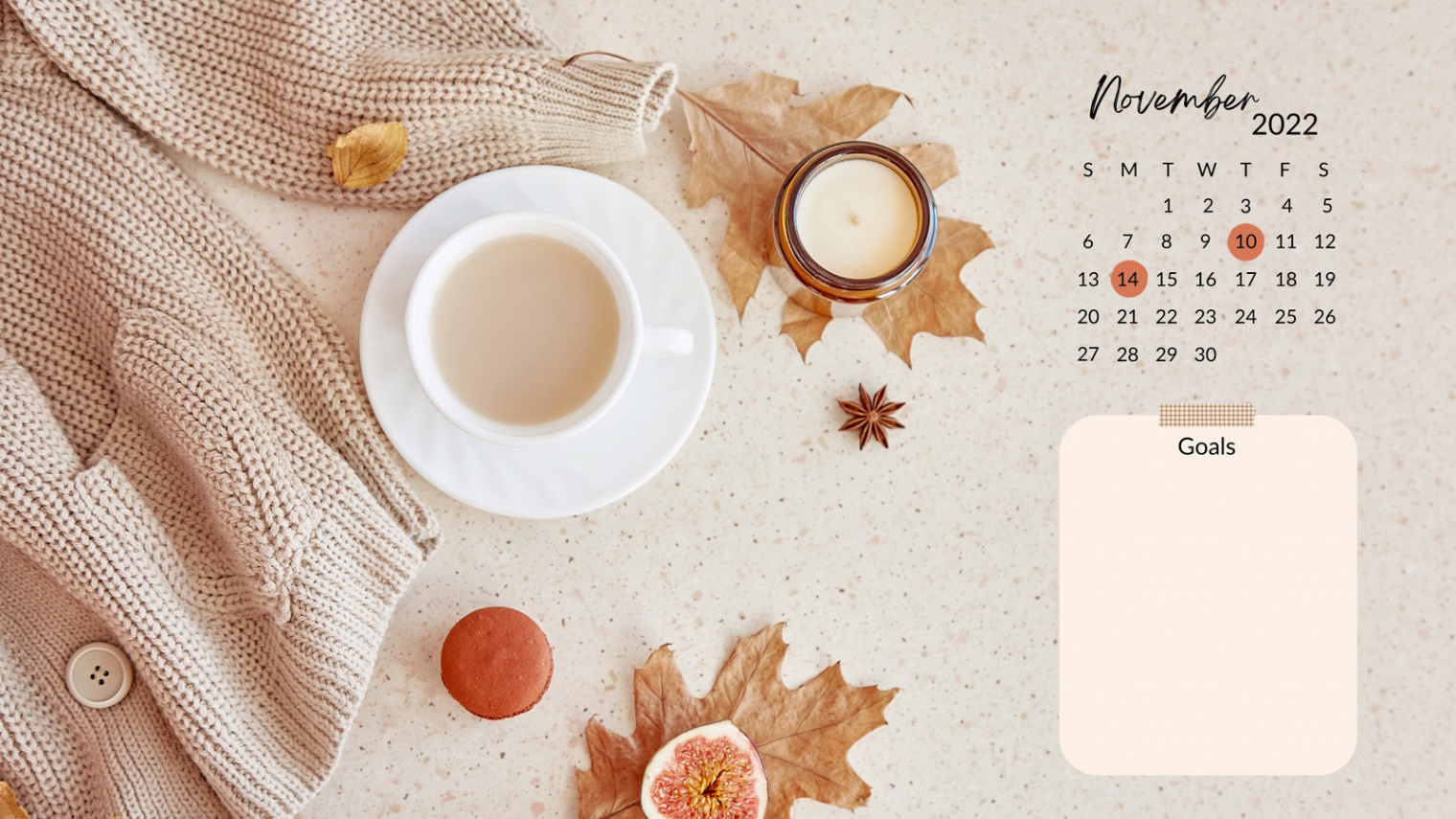 Page  - Free customizable autumn desktop wallpaper templates  Canva