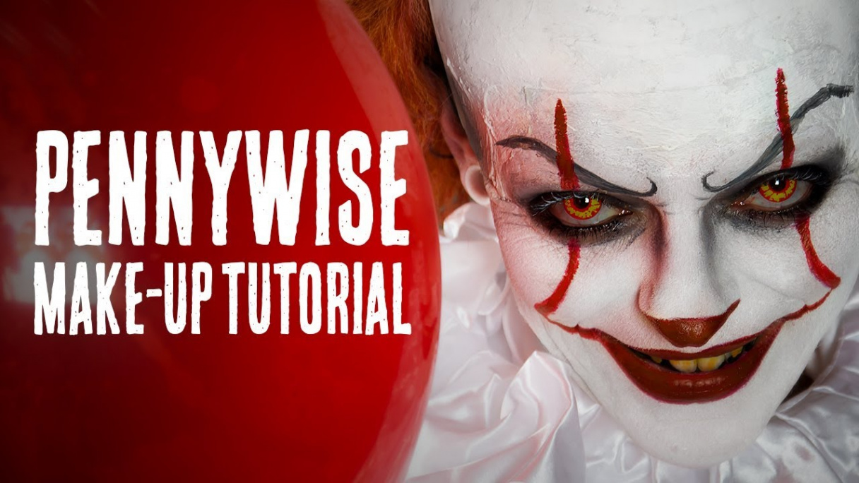 Pennywise Schminkanleitung & Video Tutorial  Horror-Shop