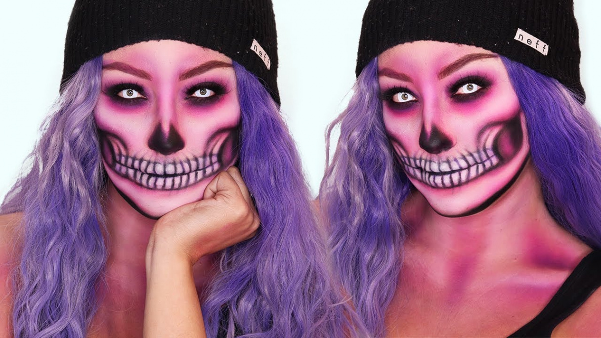 Pink Skull Tutorial  GLAMNANNE