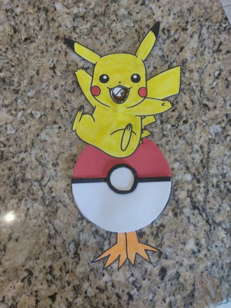 Pokemon turkey disguise Jack and I made for class