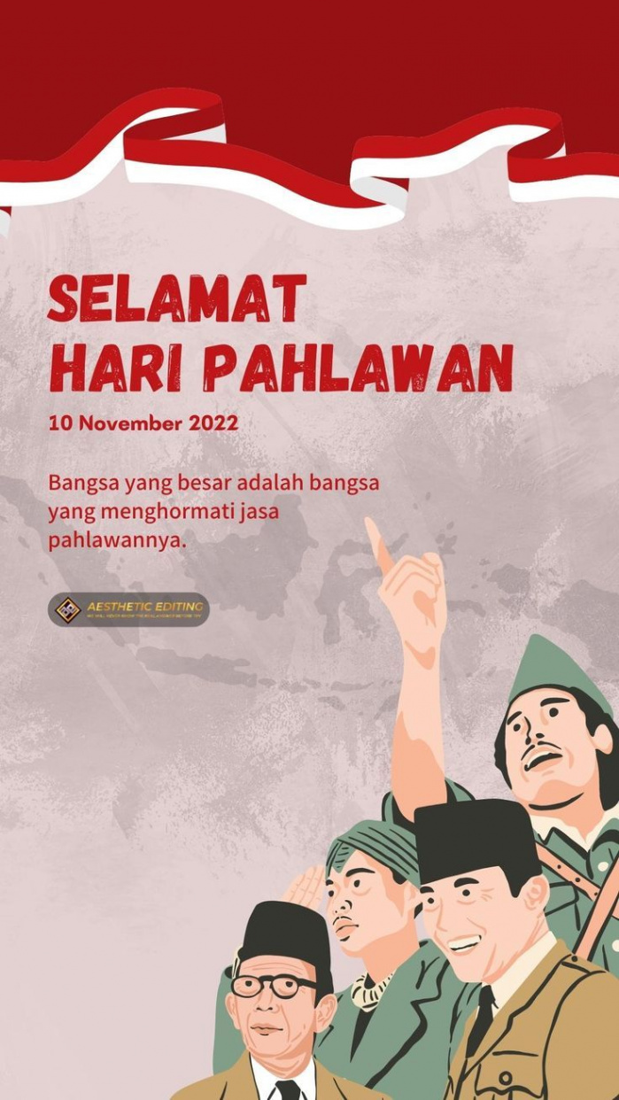 Poster Hari Pahlawan  Poster, Selamat