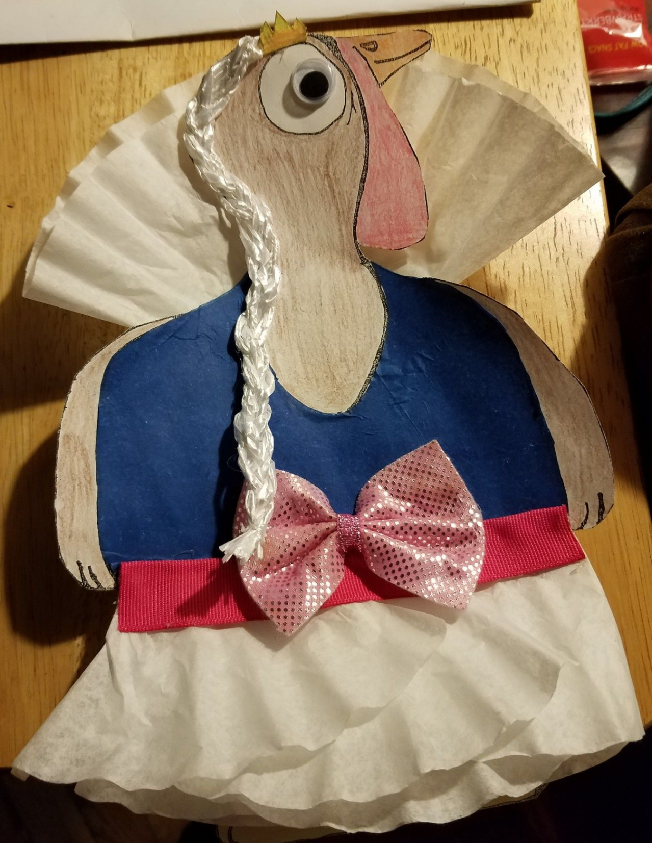 Princess Turkey Disguise  Turkey disguise, Crafts, Disney characters