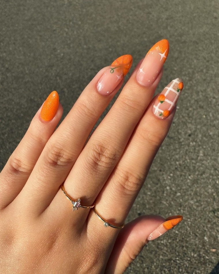 Pumpkin Nail Art Designs For Fall  & Beyond