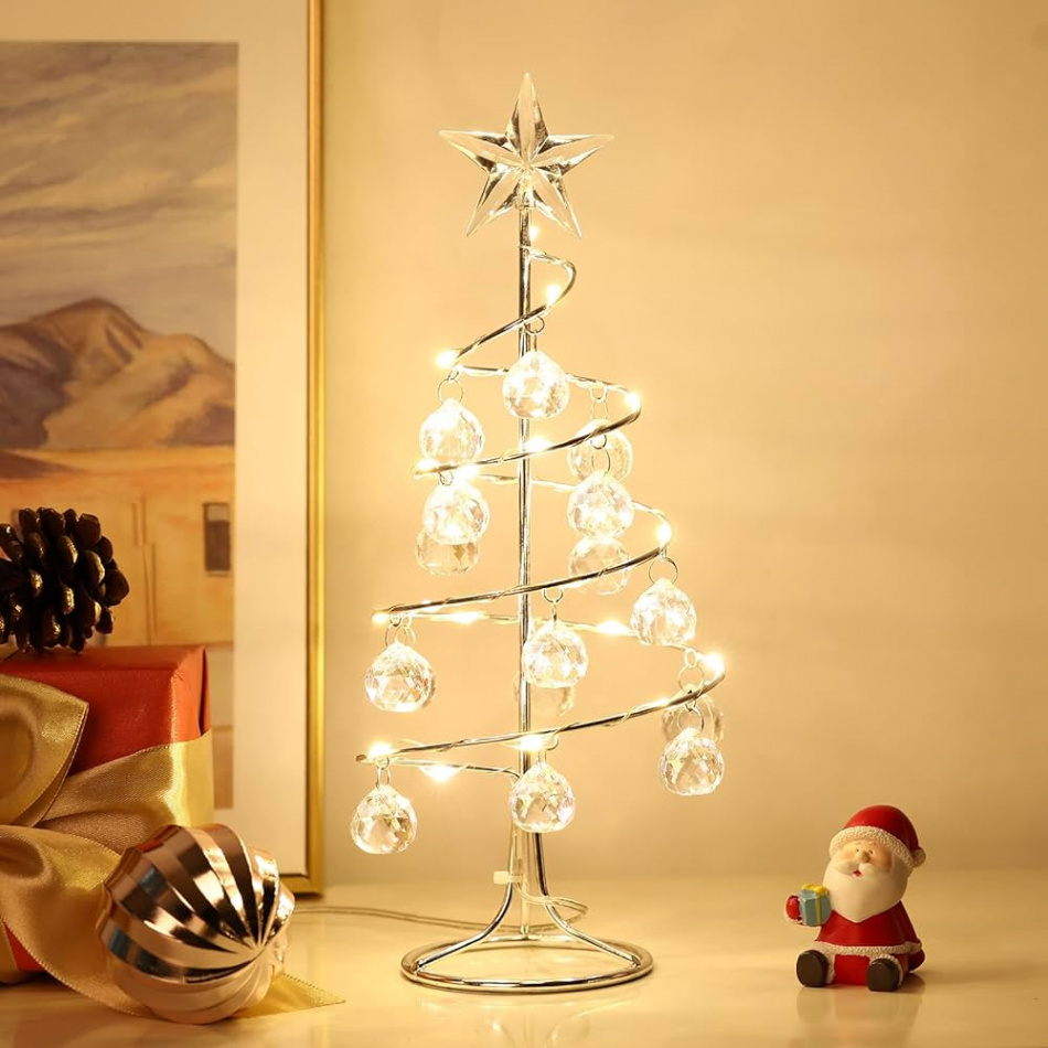 Roylvan Christmas Decoration with Crystal Ball & Star,