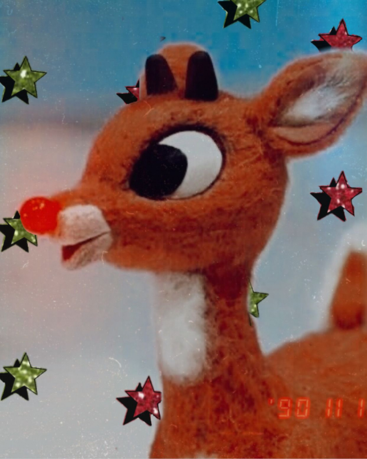 rudolph the red nose reindeer  Christmas wallpaper iphone cute