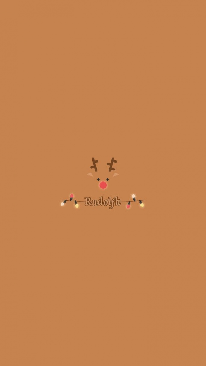 Rudolph  Wallpaper iphone christmas, Xmas wallpaper, Cute