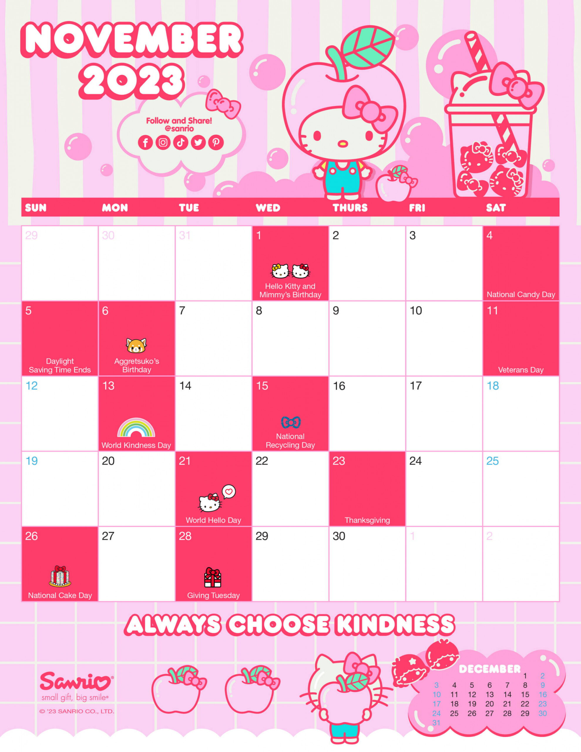 Sanrio Friend of the Month