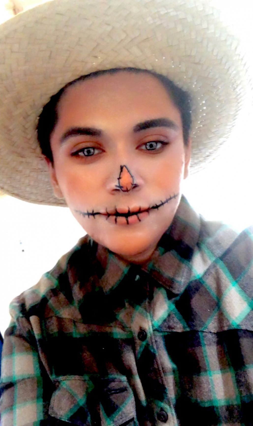 Scarecrow Makeup for men #halloween #scarecrom  Fantasias de