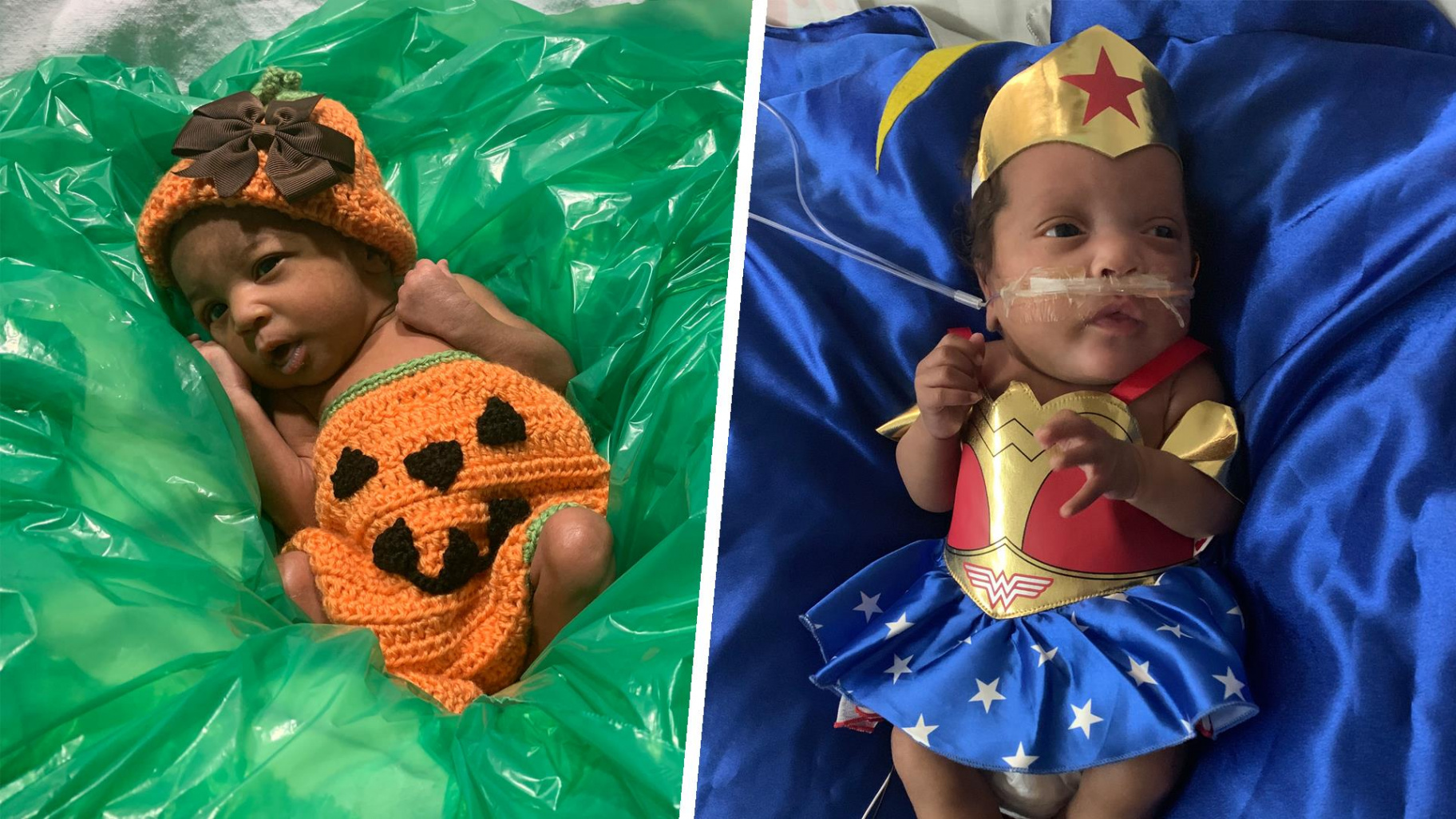 See NICU babies celebrate their first Halloween in costume