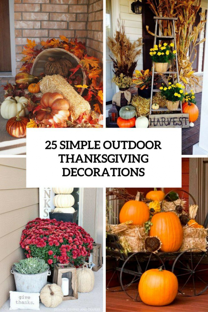 Simple Outdoor Thanksgiving Decorations Jetzt bestellen unter