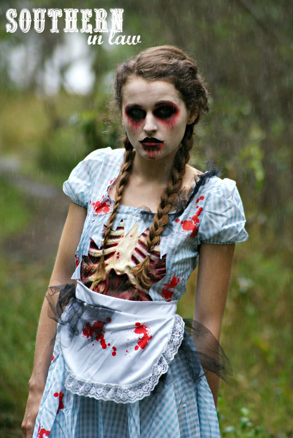 Southern In Law: Step by Step Halloween Zombie Look Tutorial