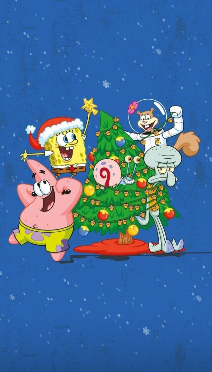 Sponge bob wallpaper christmas in   Wallpaper iphone