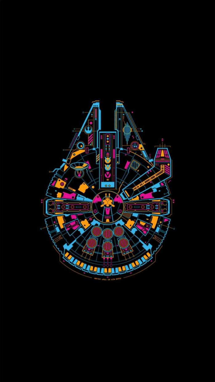 Star Wars Ship Minimal IPhone Wallpaper HD - IPhone Wallpapers