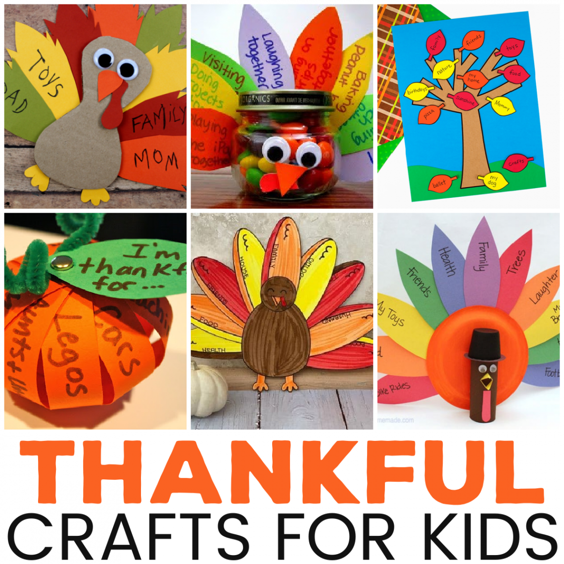 Thankful Crafts for Preschoolers