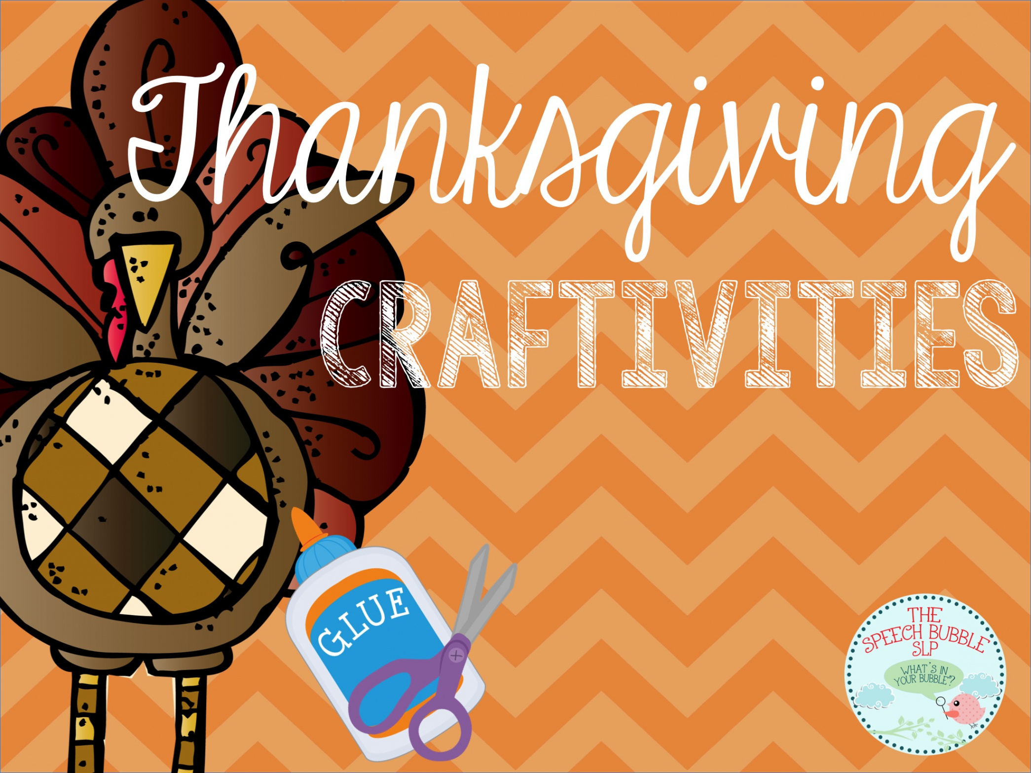 Thanksgiving Craftivities for Speech  The Speech Bubble SLP