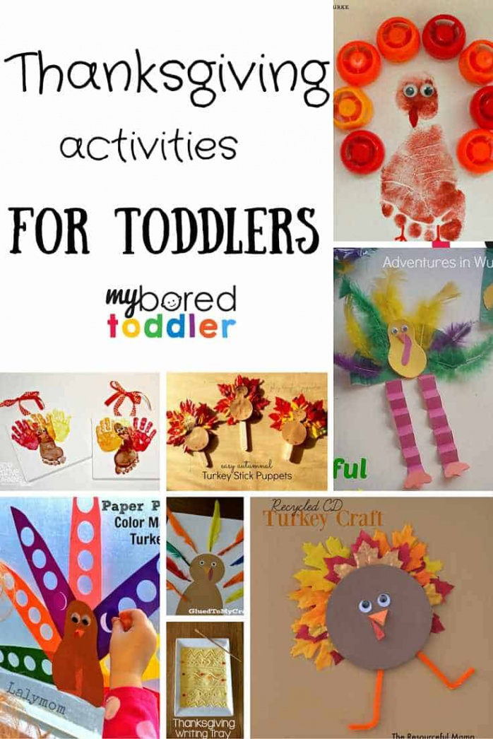 Thanksgiving Crafts for Toddlers - My Bored Toddler