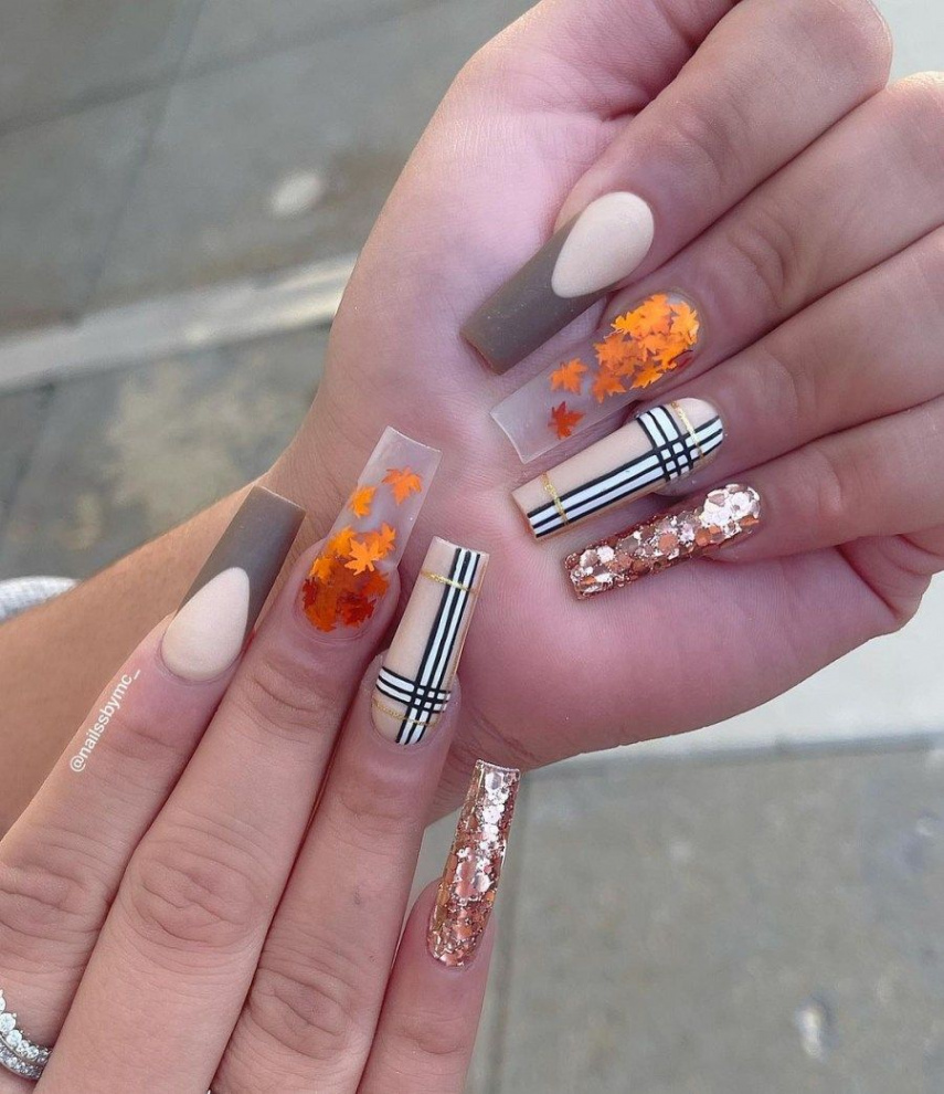 Thanksgiving Nails  -  Best Thanksgiving Nails to