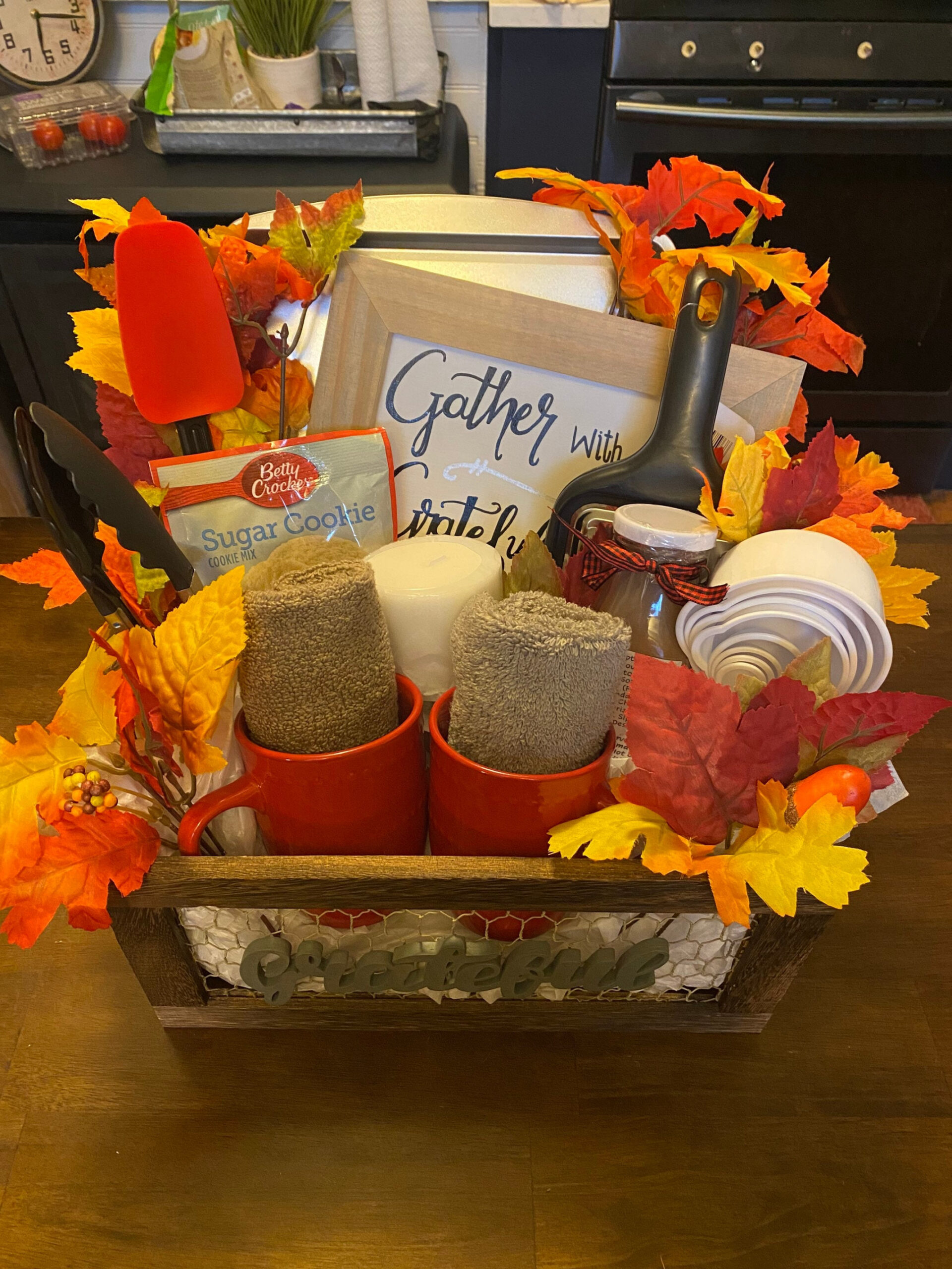 Thanksgiving Themed Gift Basket - Etsy