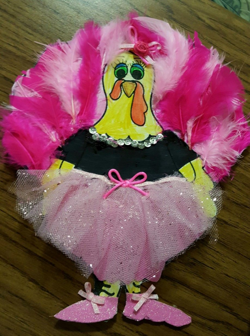 Turkey in disguise (ballet dancer)  Turkey disguise project