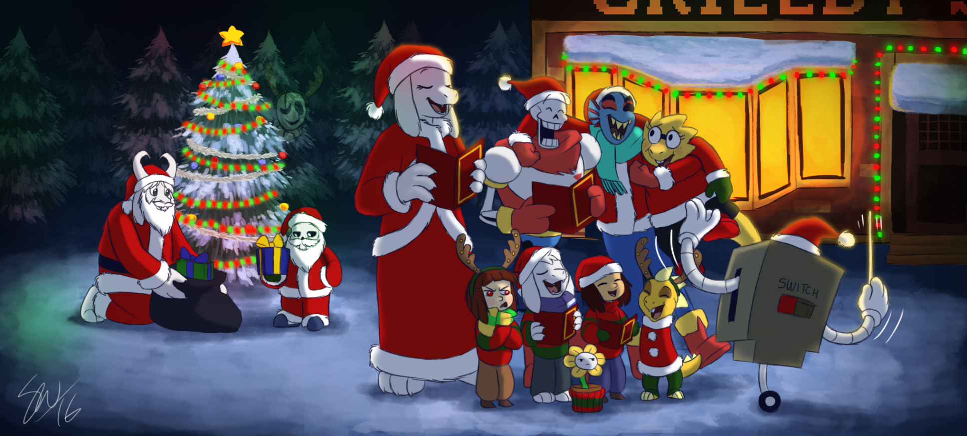 Undertale Christmas by TC-