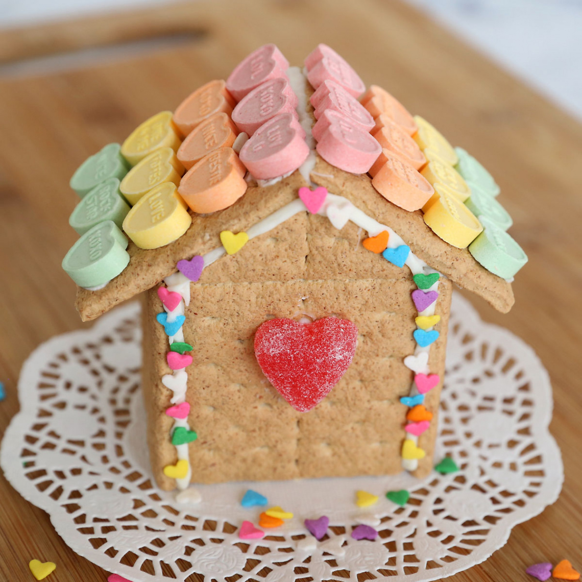 Valentine&#;s Day "Gingerbread" Houses - It&#;s Always Autumn