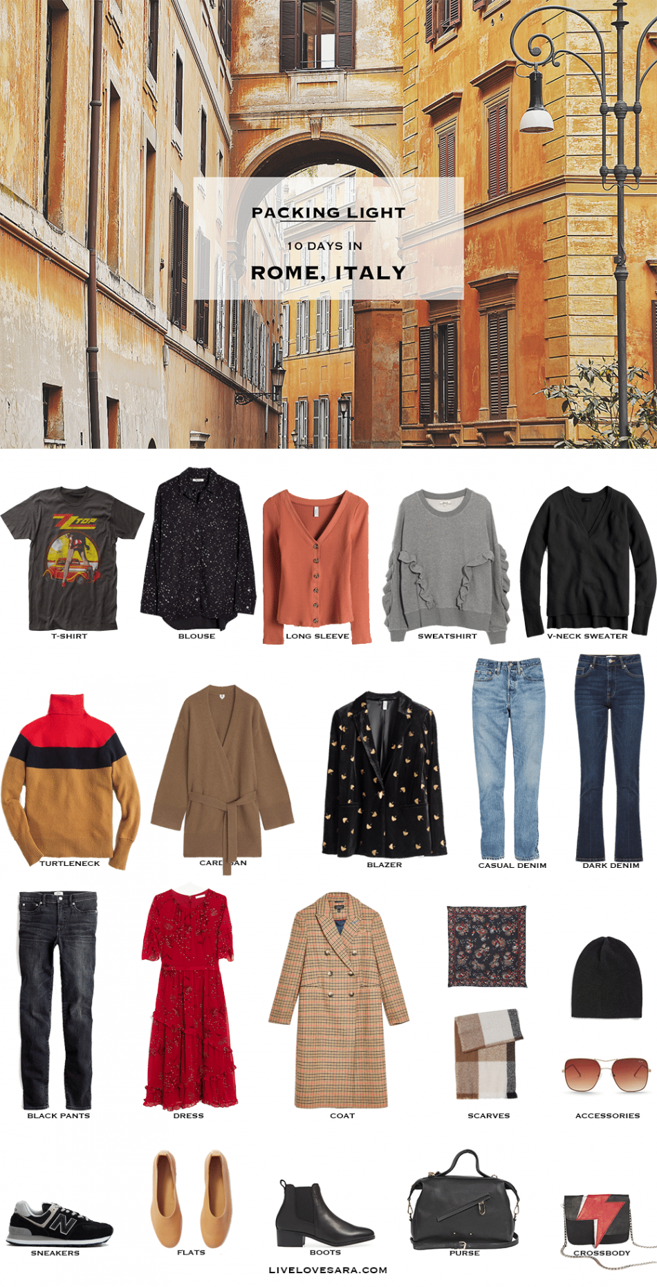 What to Pack for Rome in Winter - livelovesara