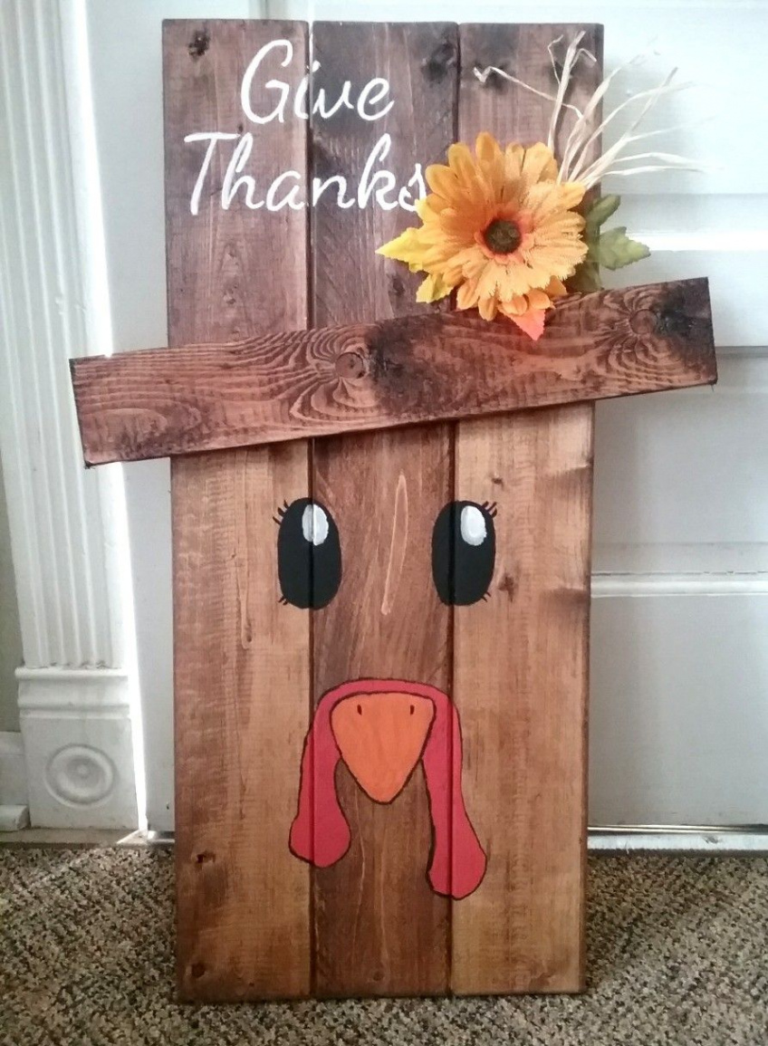 Wooden turkey thanksgiving decor diy  Thanksgiving decorations