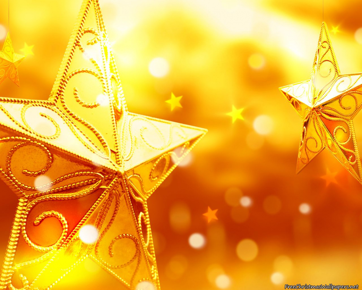 Yellow Christmas Star Ornaments  Christmas world, Christmas star