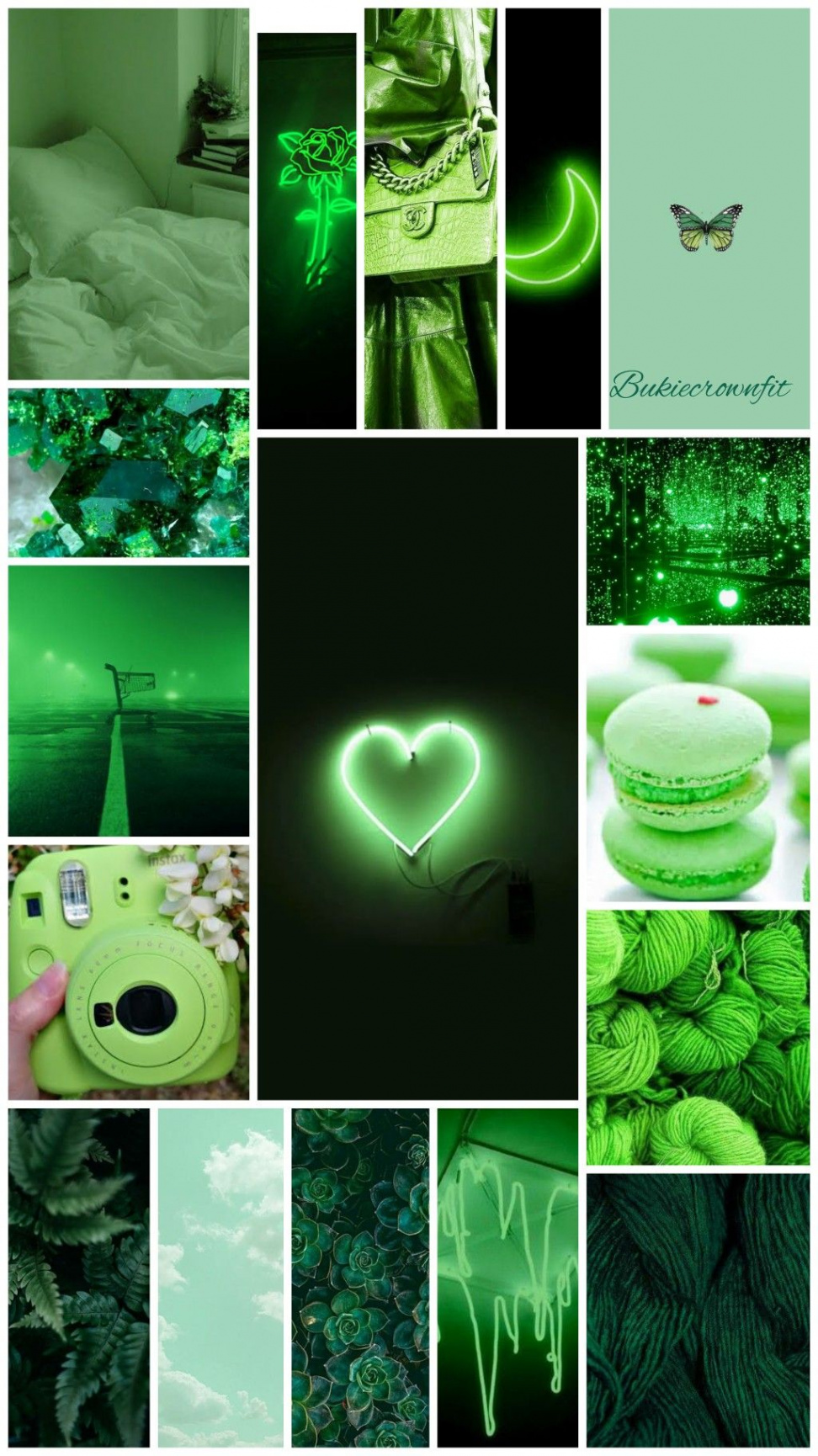 Aesthetic green wallpaper