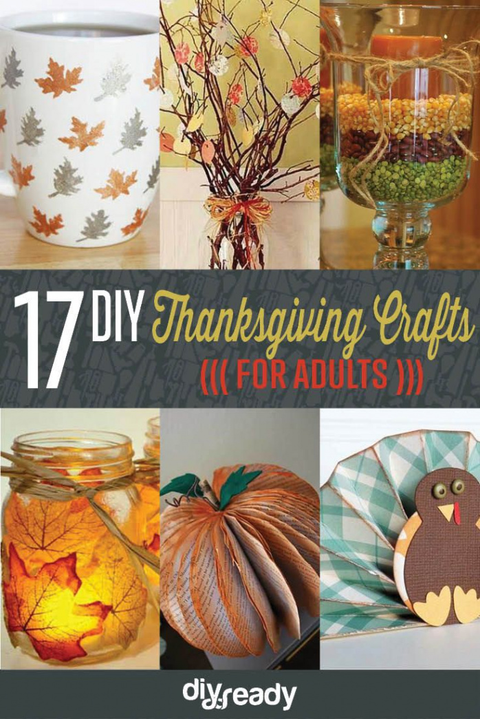 Amazingly #Falltastic Thanksgiving Crafts For Adults  DIY