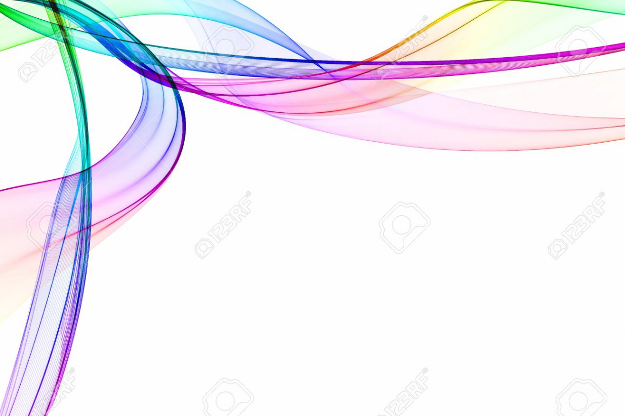 An Abstract Rainbow Wallpaper On White Background Stock Photo