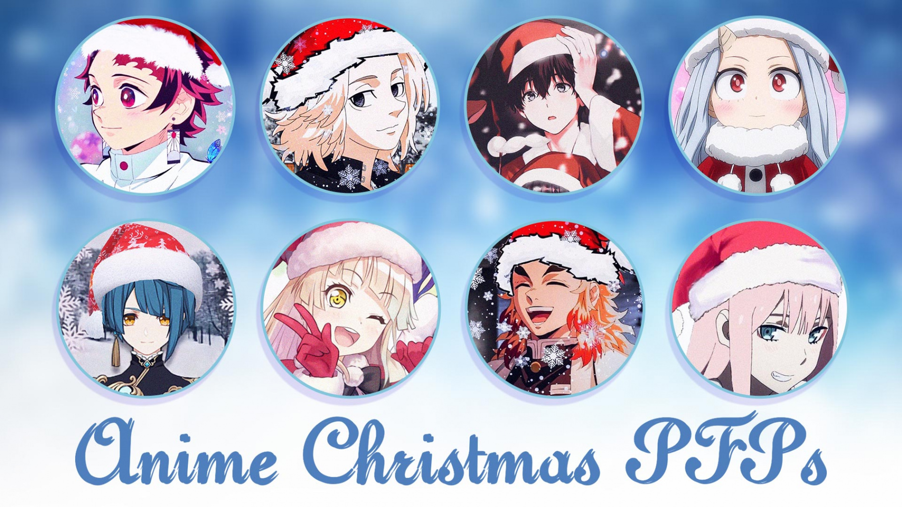 Anime Christmas PFP - Christmas Aesthetic PFP for TikTok, Zoom