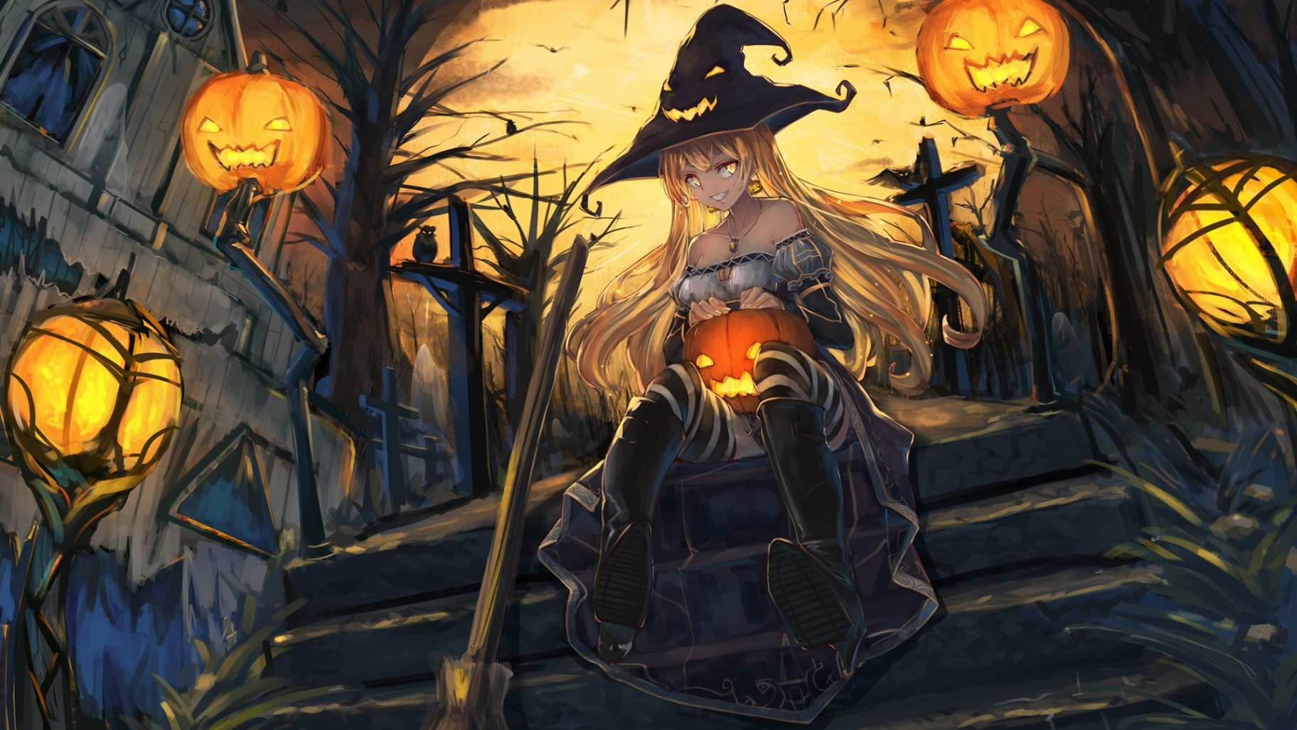 Anime Halloween - backiee