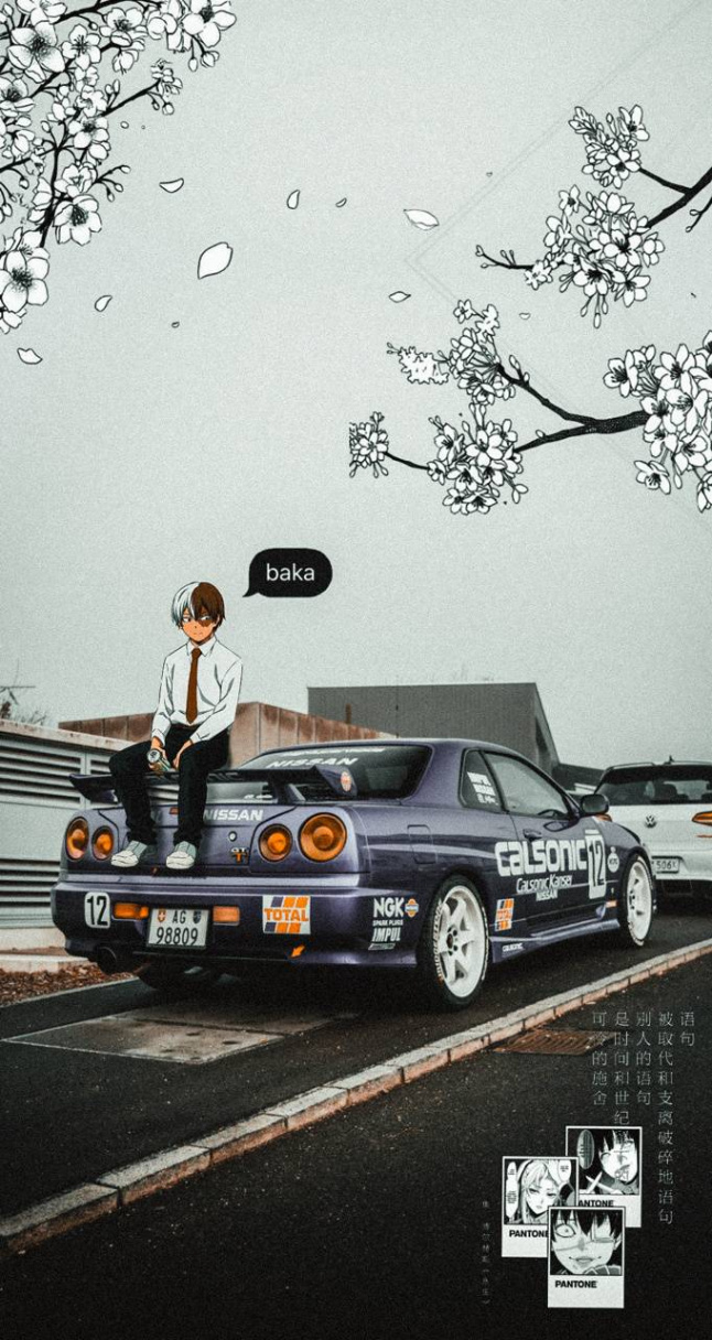 Anime X Cars Wallpapers - Wallpaper Cave