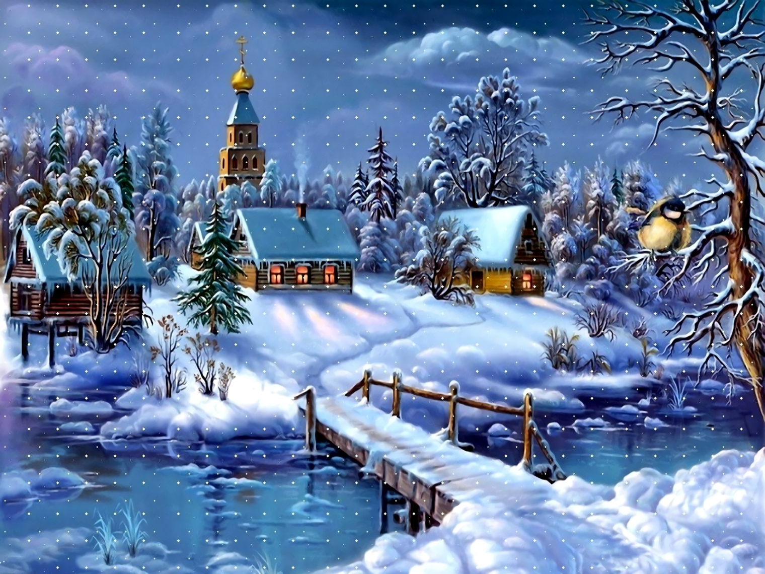 Artistic Winter Wallpaper