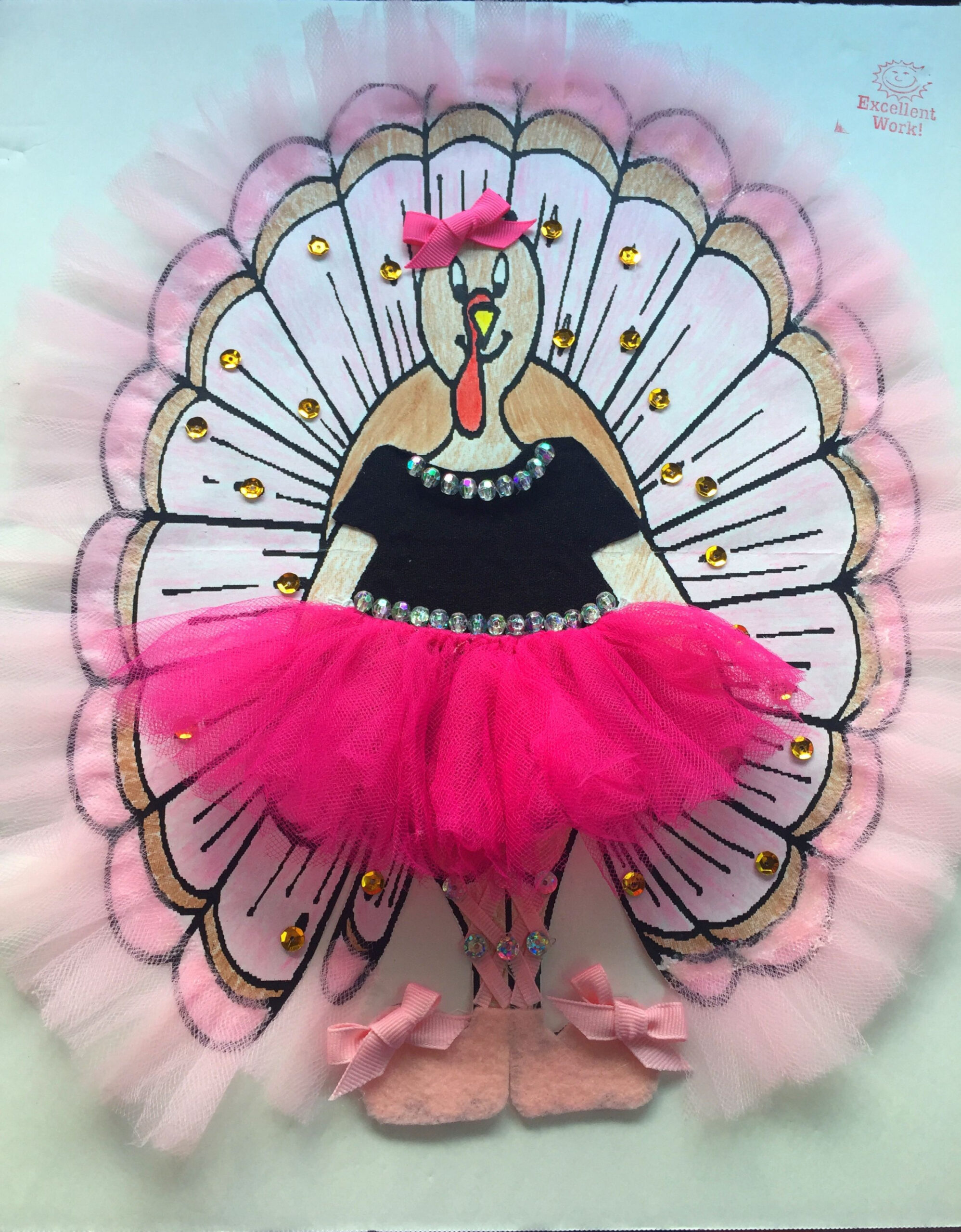 Ballerina Turkey Disguise  Turkey disguise project, Turkey