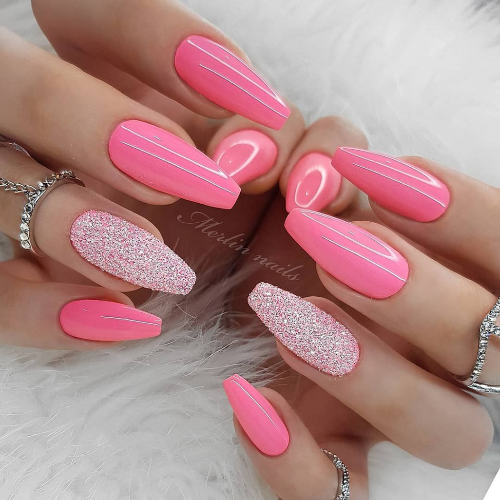 + Best Winter Nail Art Designs You Need to Copy in   Pink