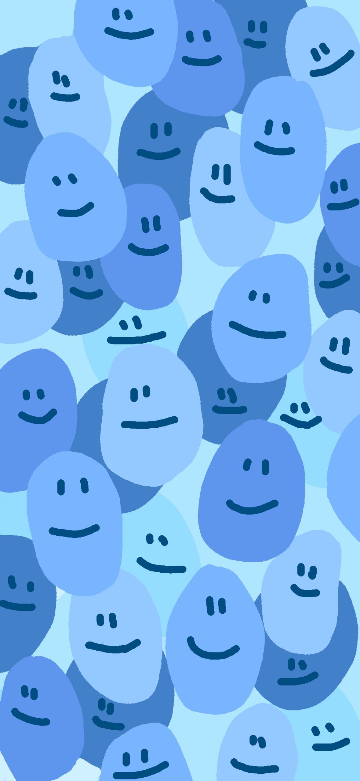 Blue Smiley Face Wallpaper Discover more aesthetic, drippy smiley