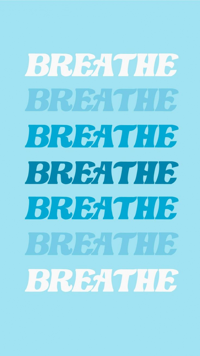 breathe wallpaper  Blue quotes, Inspirational quotes background